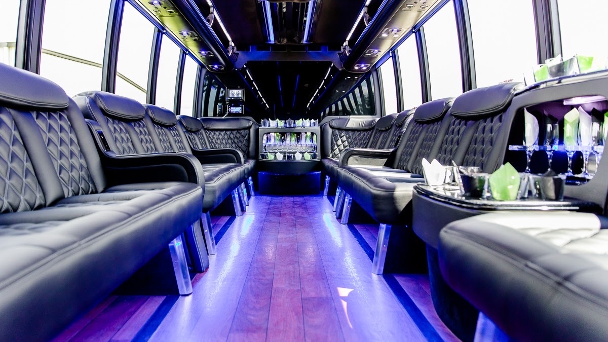 Limo Coach interior